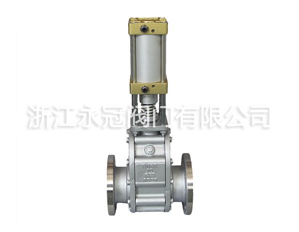 不鏽鋼(gang)氣動出料閥Z644TC