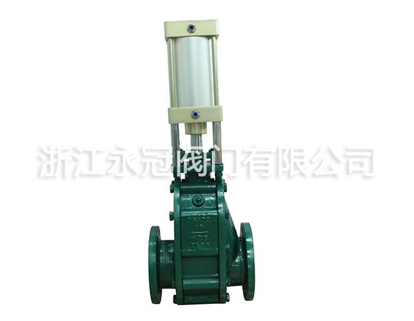 氣動陶(tao)瓷雙閘(zha)閥閥Z644TC