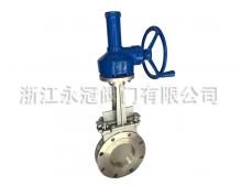 手動(dòng)不鏽鋼傘齒輪(lun)刀閘閥PZ573H