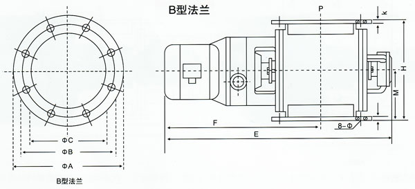 出料閥(fa)安裝尺寸圖 出料(liào)閥安裝尺寸圖