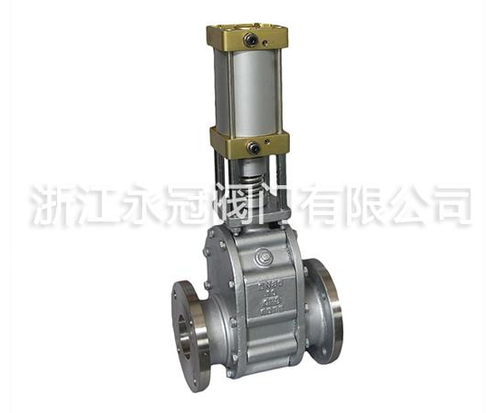 氣動陶(tao)瓷雙閘(zhá)闆閥 氣(qi)動陶瓷(cí)雙閘闆(pan)閥