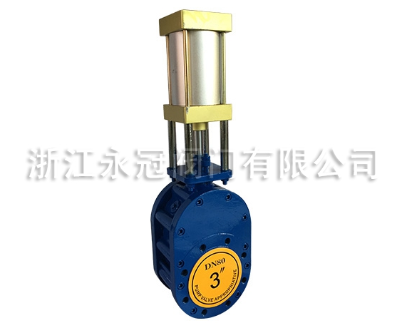 氣動陶瓷(cí)閘闆閥