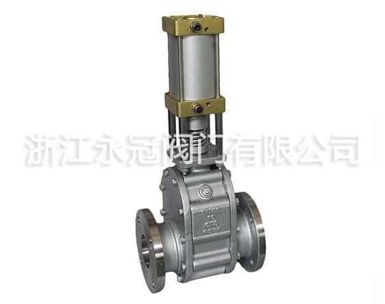 氣(qi)動陶瓷(cí)雙閘闆(pan)閥